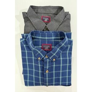 UNTUCKit Mens X-Large Slim Fit Long Sleeve Button Up Shirt Lot 2 NWOT 94